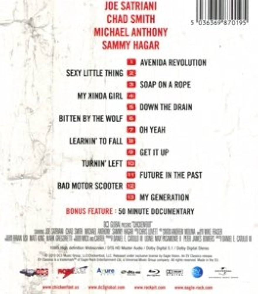 Amazon.com: Get Your Buzz On Live [DVD] : Chickenfoot